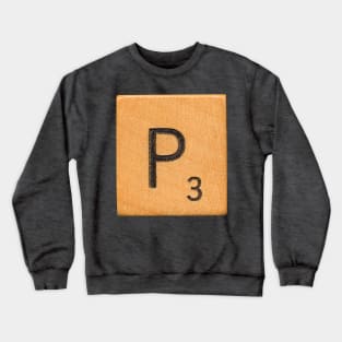 Scrabble Tile 'P' Crewneck Sweatshirt